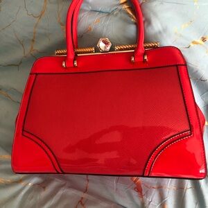 Red purse with jewels REDUCED